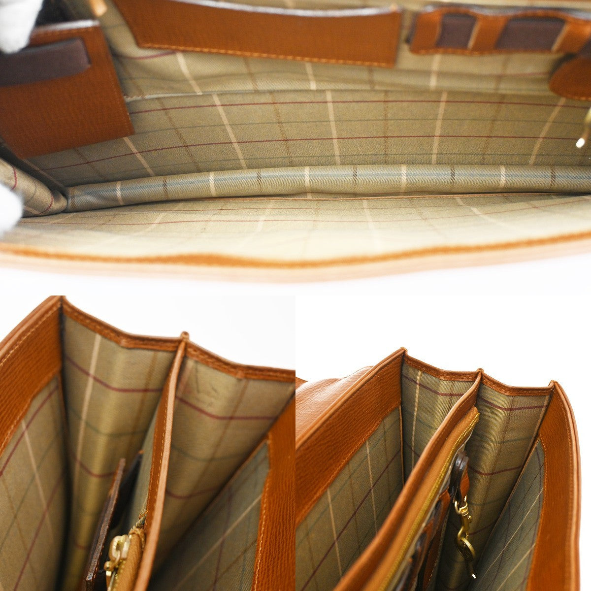 Burberry DK88 Briefcase Bag Leather, BROWN, LEATHER, Briefcase