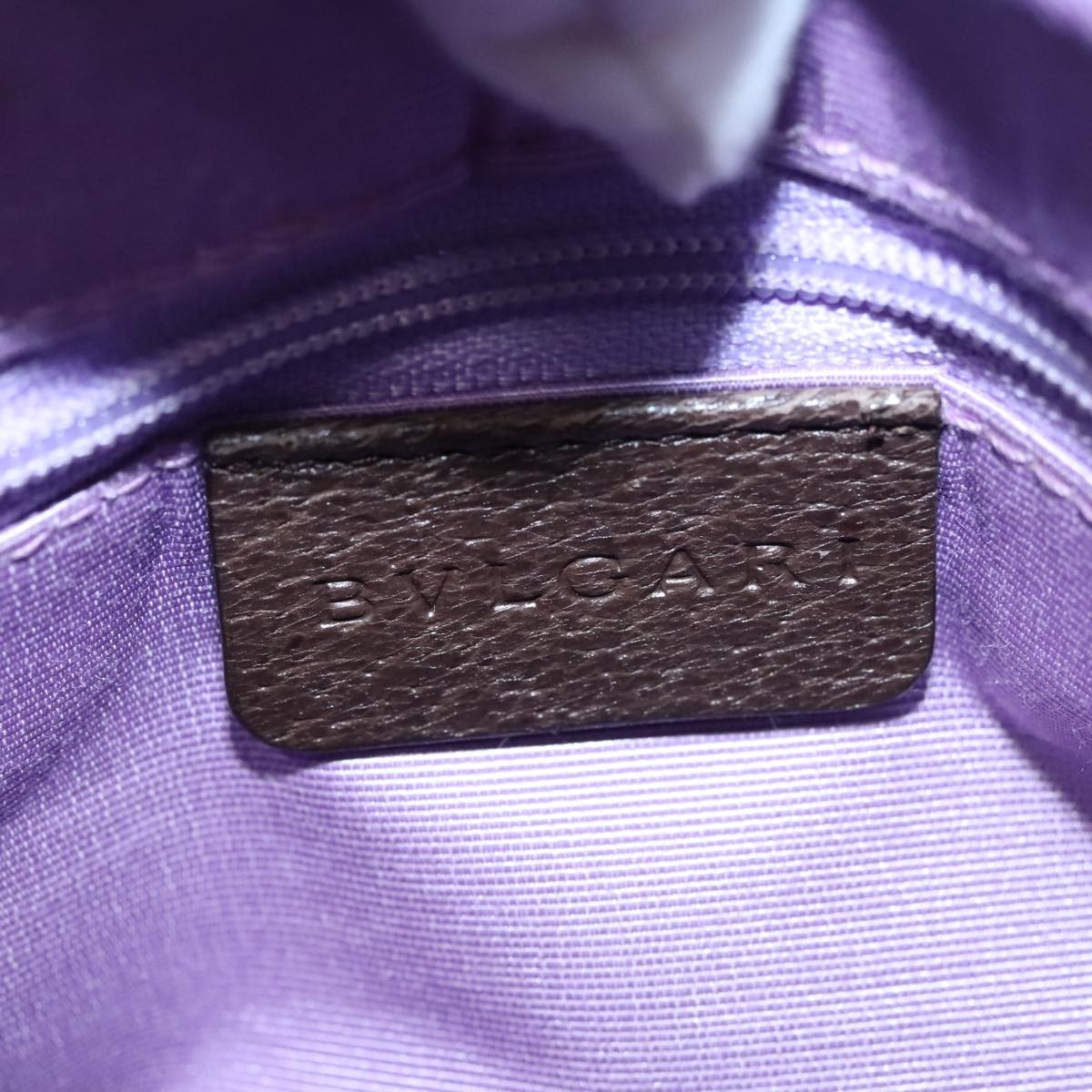 Bvlgari Logomania Handbag Canvas, BEIGE, CANVAS, Handbag