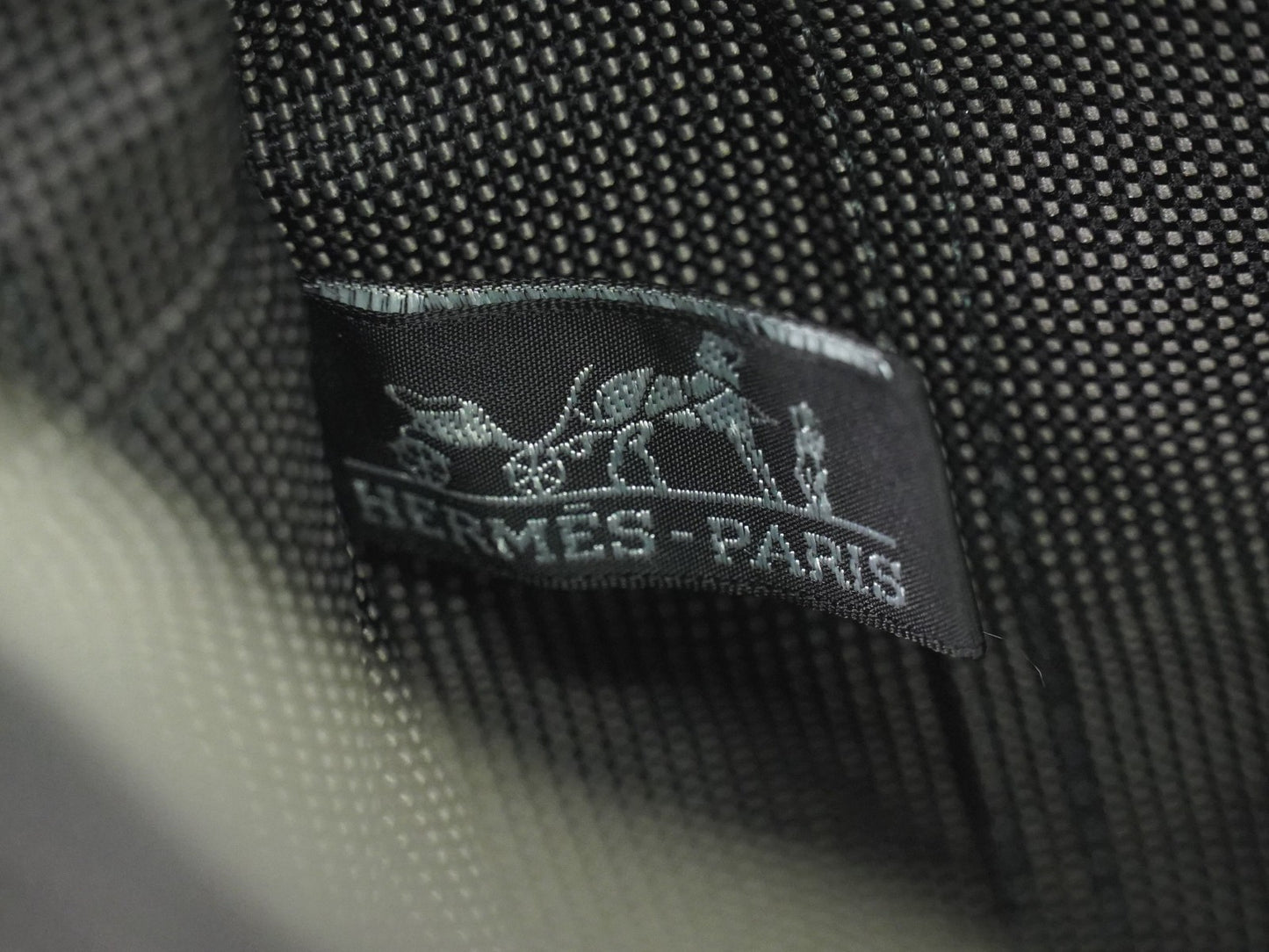 Hermes Herline Backpack Canvas, GRAY, CANVAS, Backpack