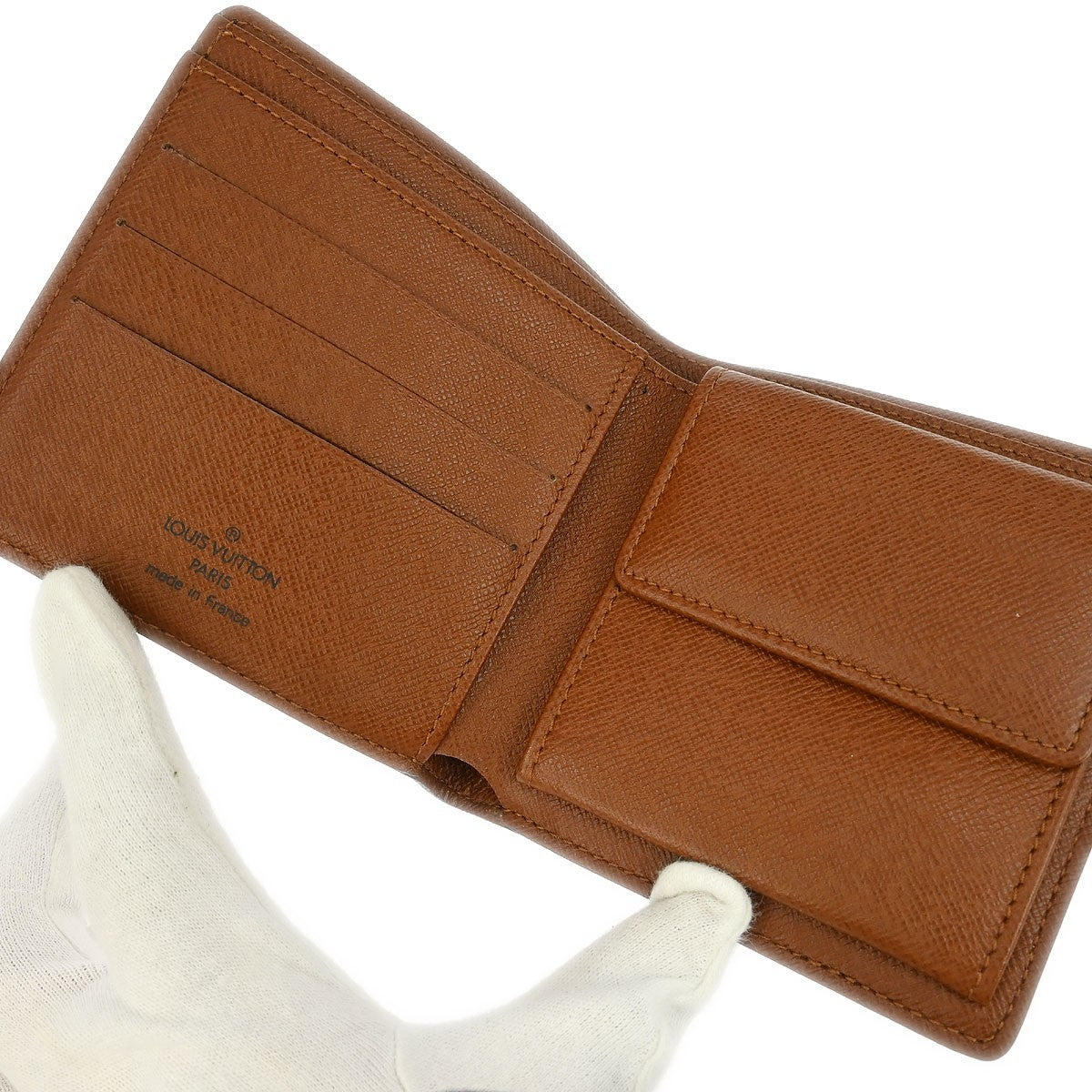 Louis Vuitton Bifold Card Case Monogram Canvas, BROWN, CANVAS, Wallets