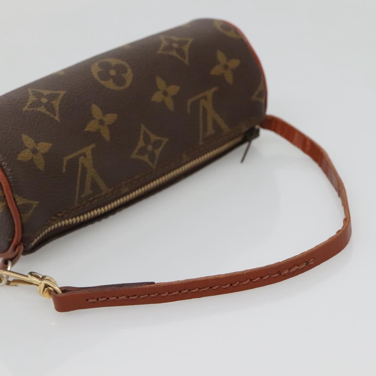 Louis Vuitton Papillon Pochette Monogram Canvas, BROWN, CANVAS, Handbag