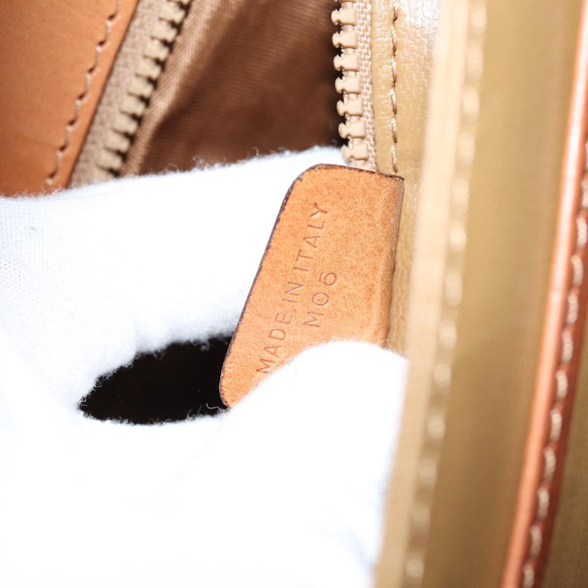 Celine Macadam Shoulder Bag Canvas, BEIGE, CANVAS, Shoulder bag