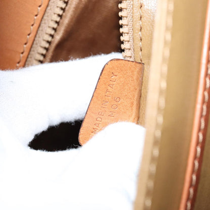 Celine Macadam Shoulder Bag Canvas, BEIGE, CANVAS, Shoulder bag