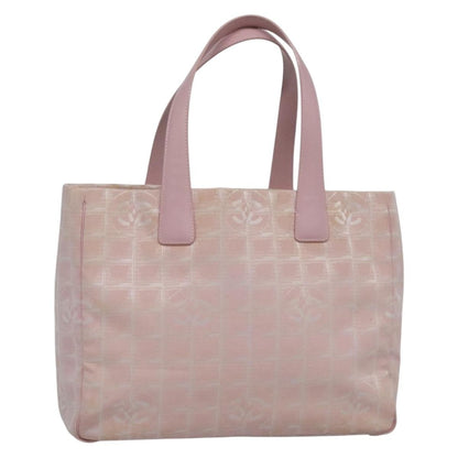 Chanel Travel Line Tote Nylon, PINK, NYLON, Tote bag