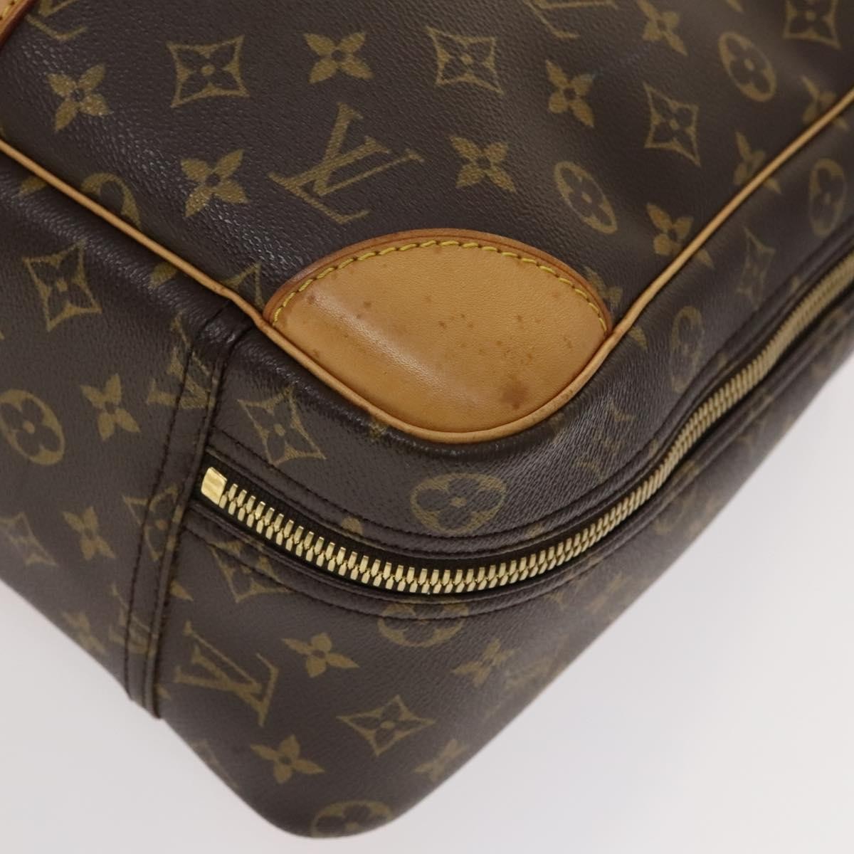 Louis Vuitton Sirius Handbag Monogram Canvas, BROWN, CANVAS, Handbag