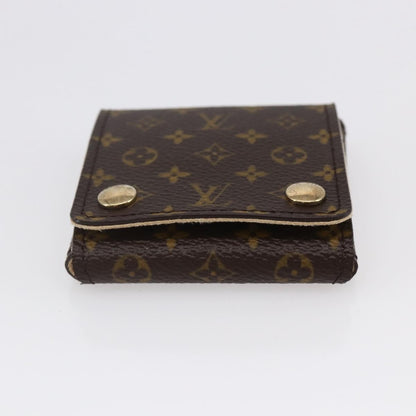 Louis Vuitton CASE JEWELRY BOX Canvas, BROWN, CANVAS, Wallets