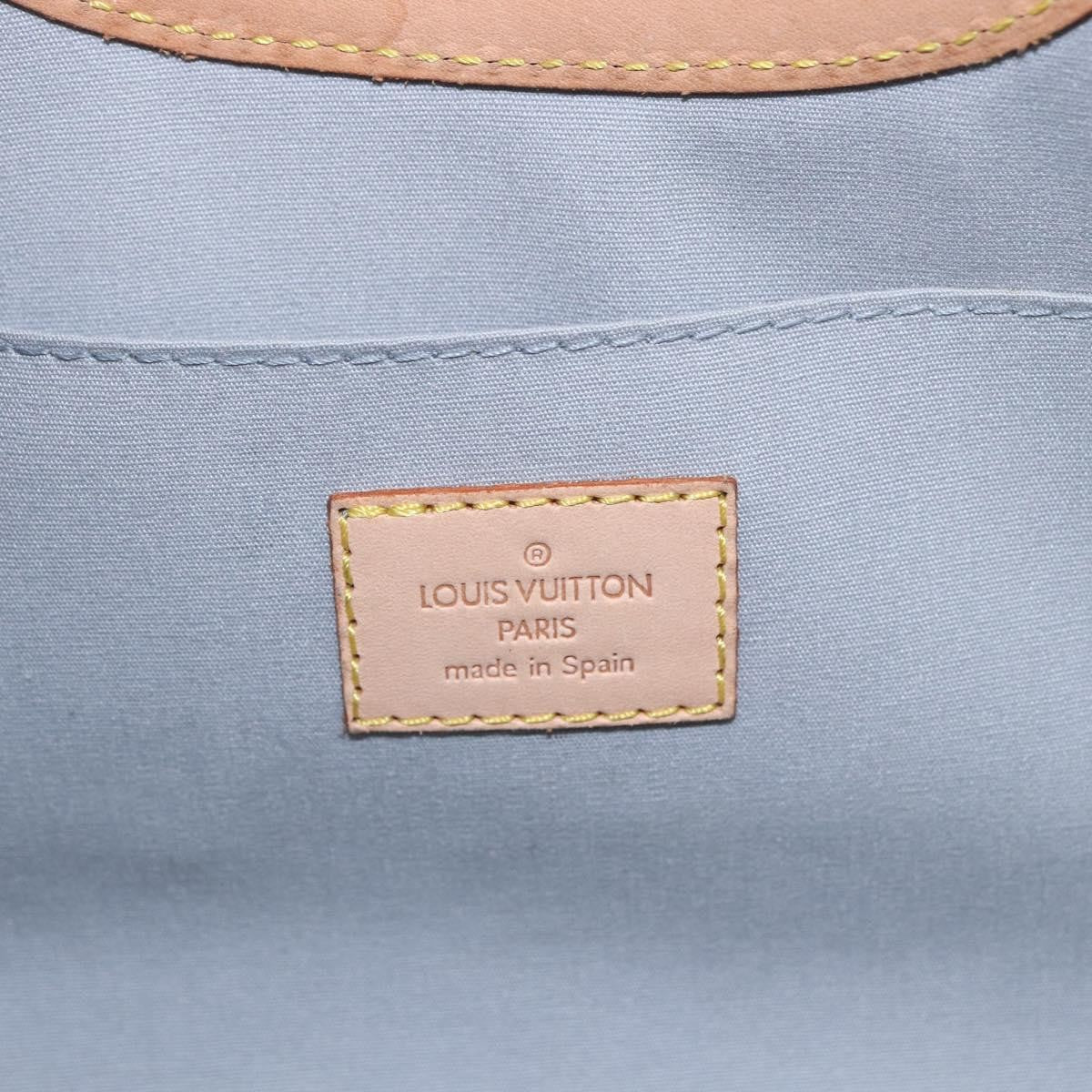 Louis Vuitton Roxbury Drive Handbag Monogram Vernis, BEIGE, PATENT_LEATHER, Handbag