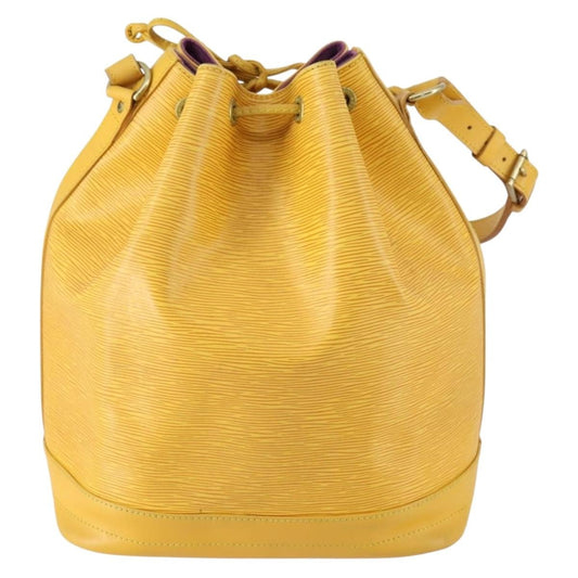 Louis Vuitton Noe Handbag Epi leather, YELLOW, LEATHER, Shoulder bag