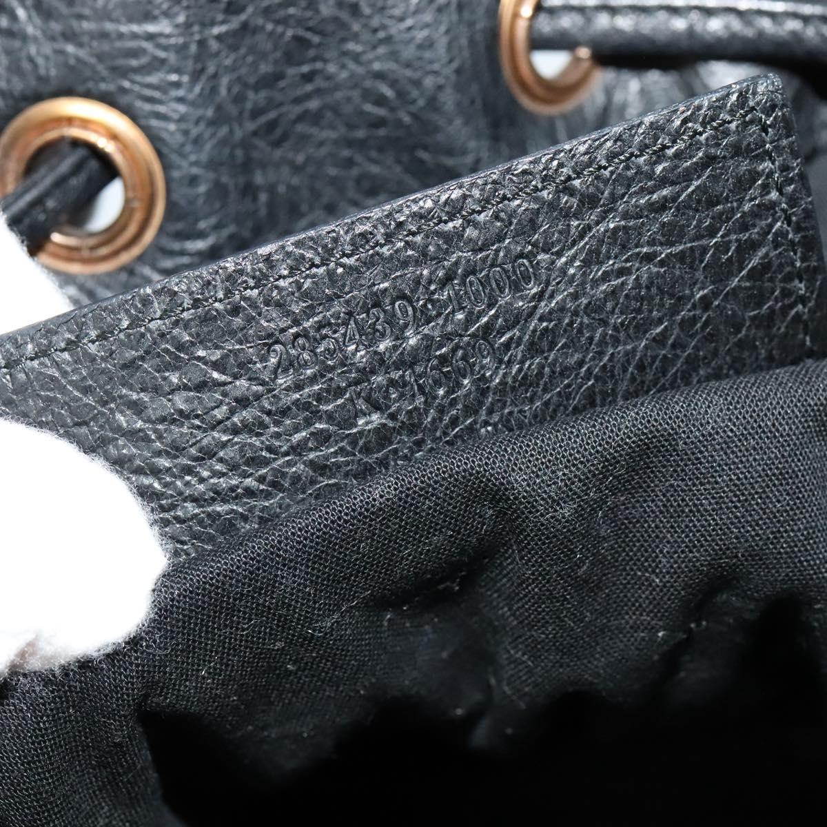 Balenciaga Pom Pon Giant Studs Bag Leather, BLACK, LEATHER, Handbag