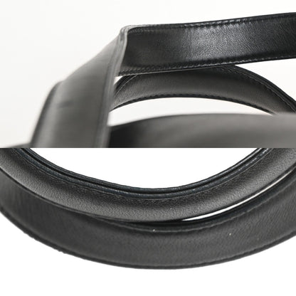 Christian Dior Vintage CD Handbag Leather, BLACK, LEATHER, Handbag