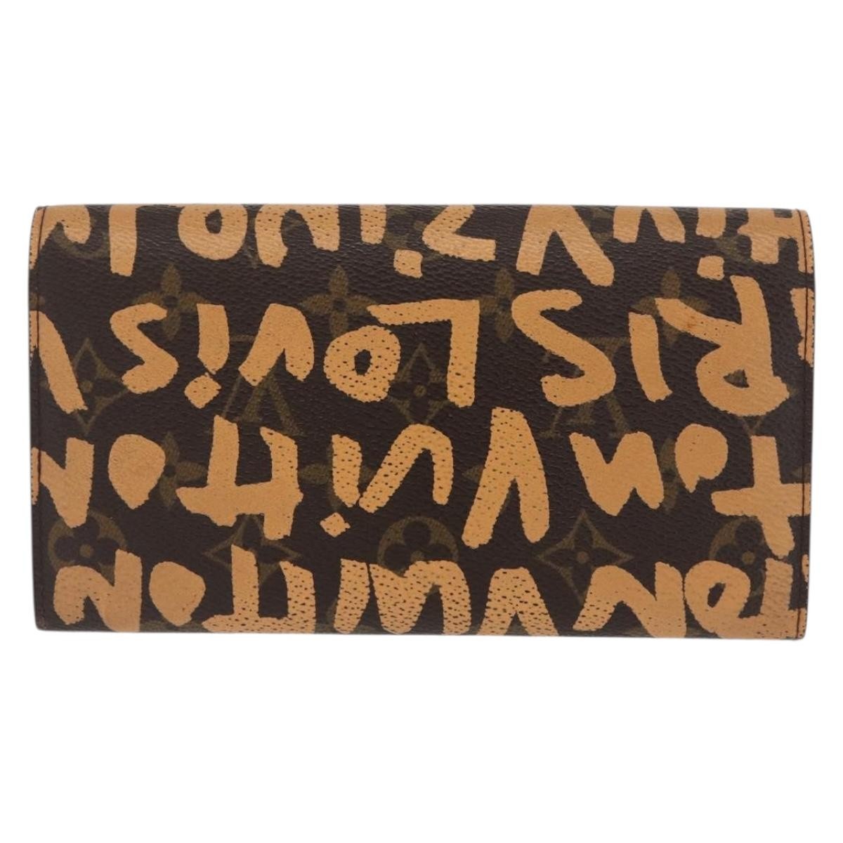 Louis Vuitton Vintage Sarah Wallet Monogram Canvas, ORANGE, CANVAS, Wallets
