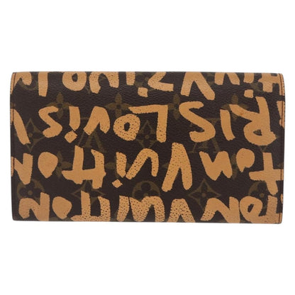 Louis Vuitton Vintage Sarah Wallet Monogram Canvas, ORANGE, CANVAS, Wallets