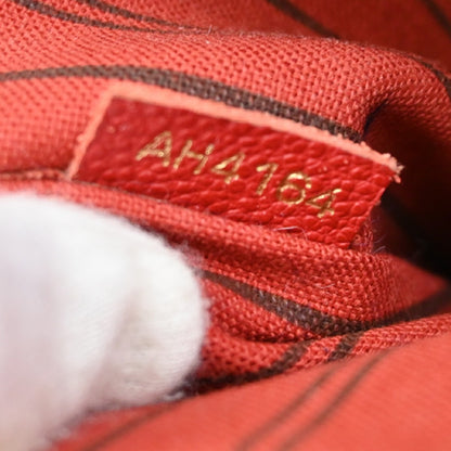 Louis Vuitton Montaigne Handbag Monogram Empreinte Leather, RED, LEATHER, Handbag