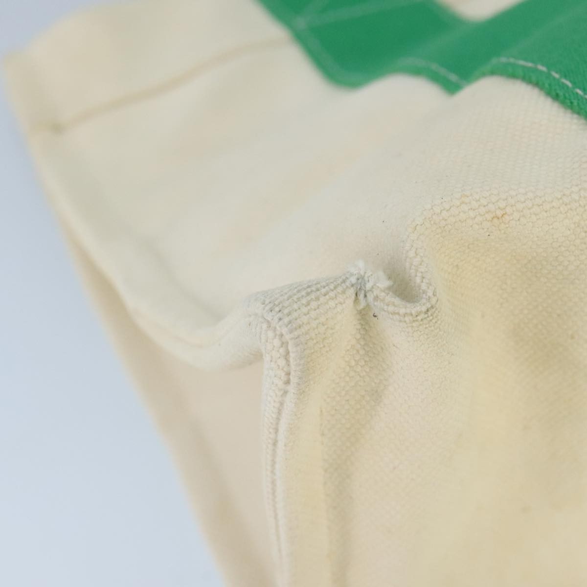 Hermes Bora Bora Tote Toile, GREEN, CANVAS, Tote bag