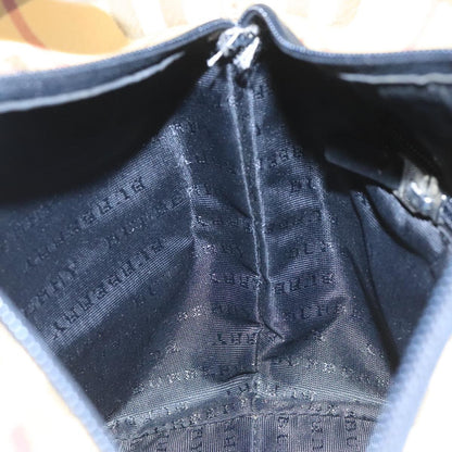 Burberry Nova Handbag Check Pattern, BEIGE, CANVAS, Handbag