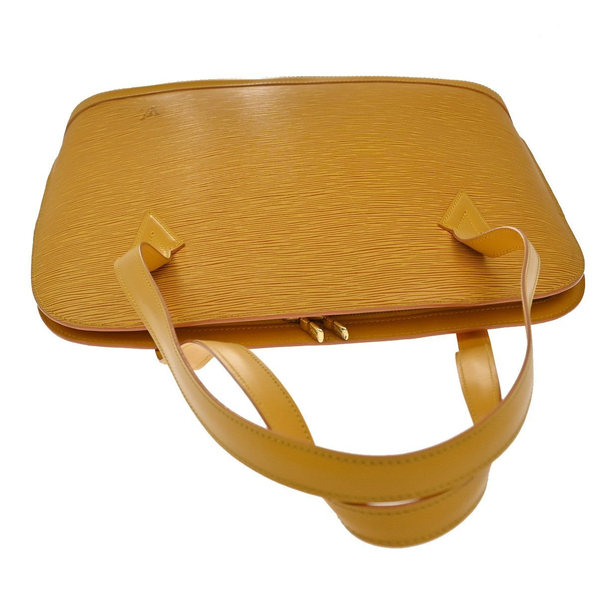 Louis Vuitton Lussac Handbag Epi Leather, YELLOW, LEATHER, Shoulder bag