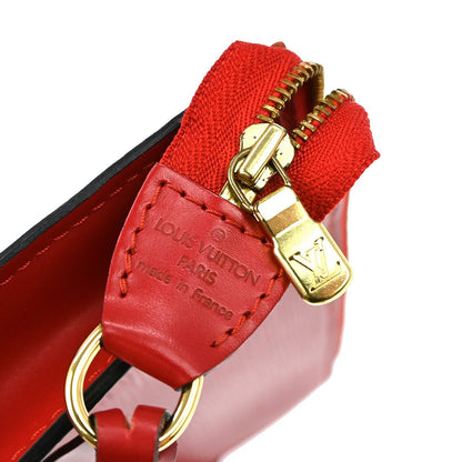 Louis Vuitton Pochette Accessoires Epi Leather, RED, LEATHER, Clutche & pouche