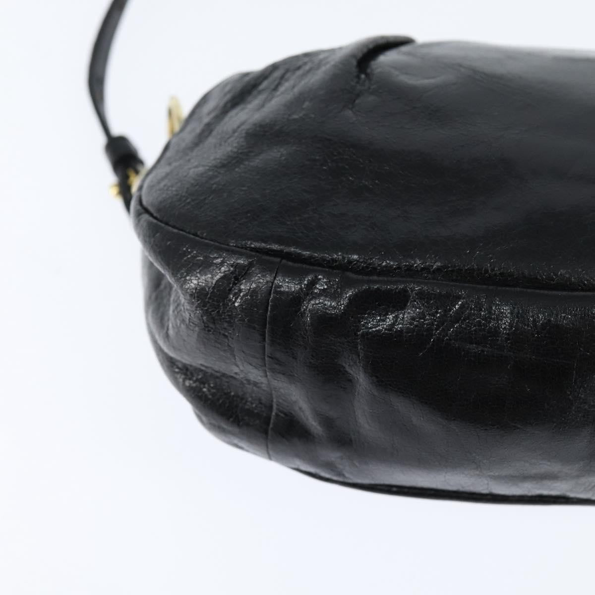 Chloe Vintage Shoulder Bag Leather, BLACK, LEATHER, Shoulder bag
