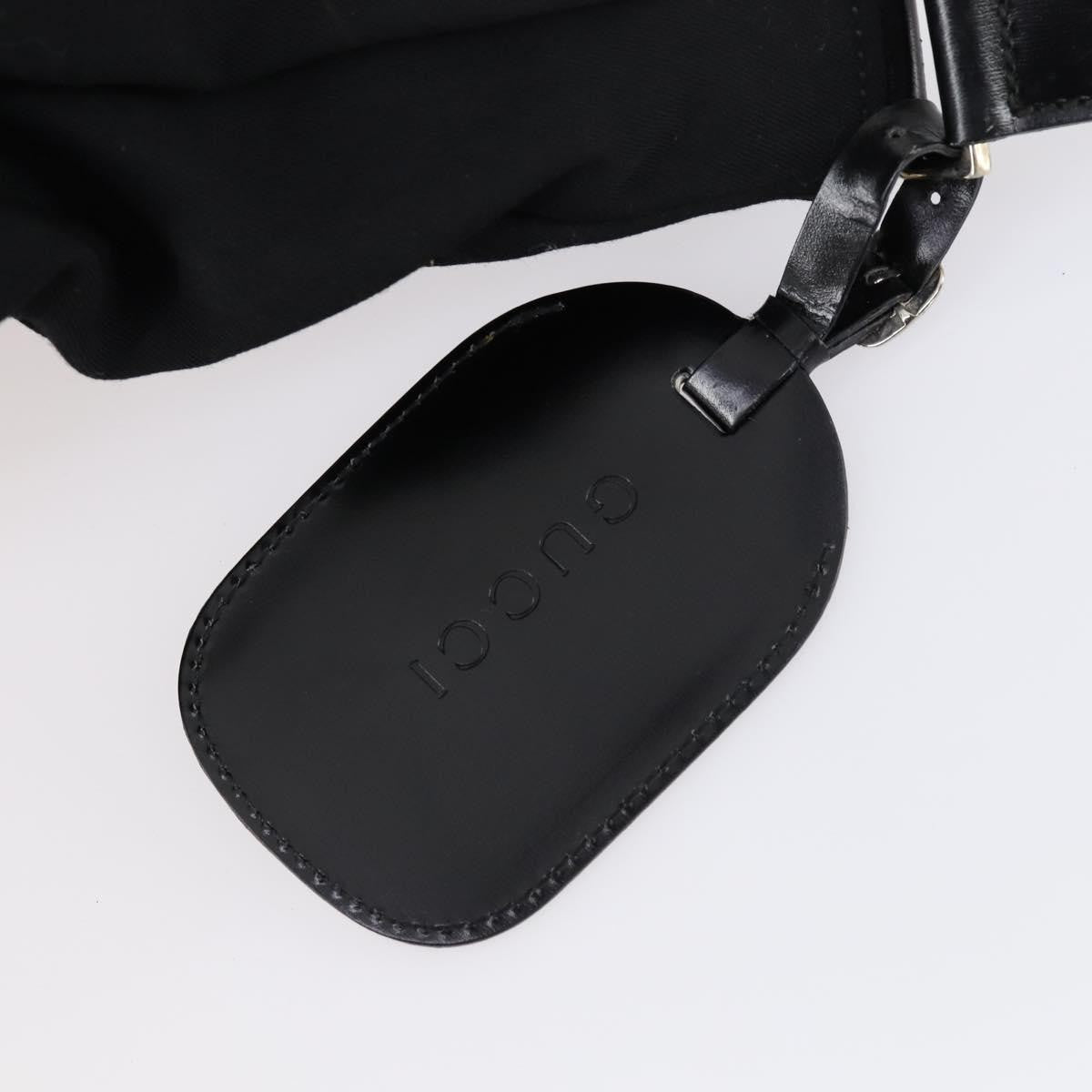 Gucci Vintage Shoulder Bag Canvas, BLACK, CANVAS, Shoulder bag