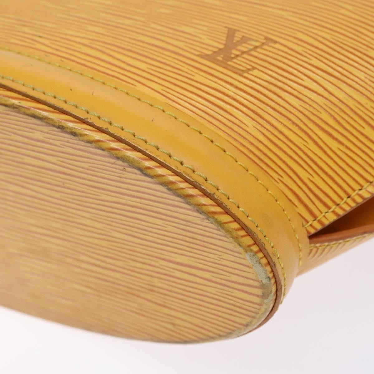Louis Vuitton Saint Jacques Handbag Epi Leather, YELLOW, LEATHER, Handbag
