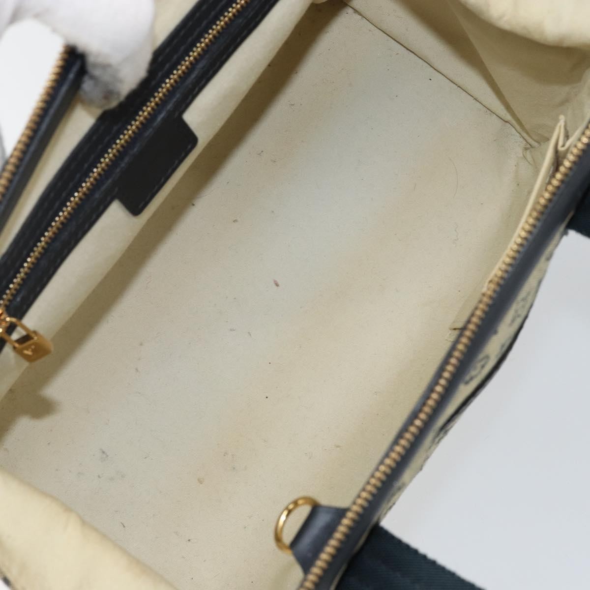 Louis Vuitton Josephine Handbag Mini Lin, BLUE, CANVAS, Handbag