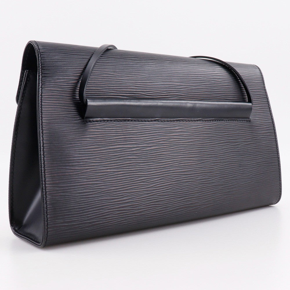 Louis Vuitton Dinard Handbag Epi Leather, BLACK, LEATHER, Shoulder bag