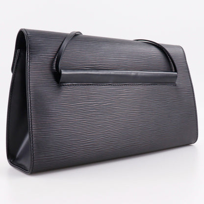 Louis Vuitton Dinard Handbag Epi Leather, BLACK, LEATHER, Shoulder bag