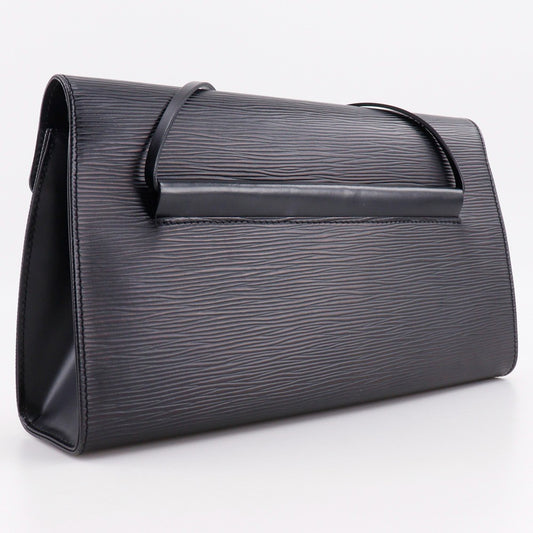 Louis Vuitton Dinard Handbag Epi Leather, BLACK, LEATHER, Shoulder bag