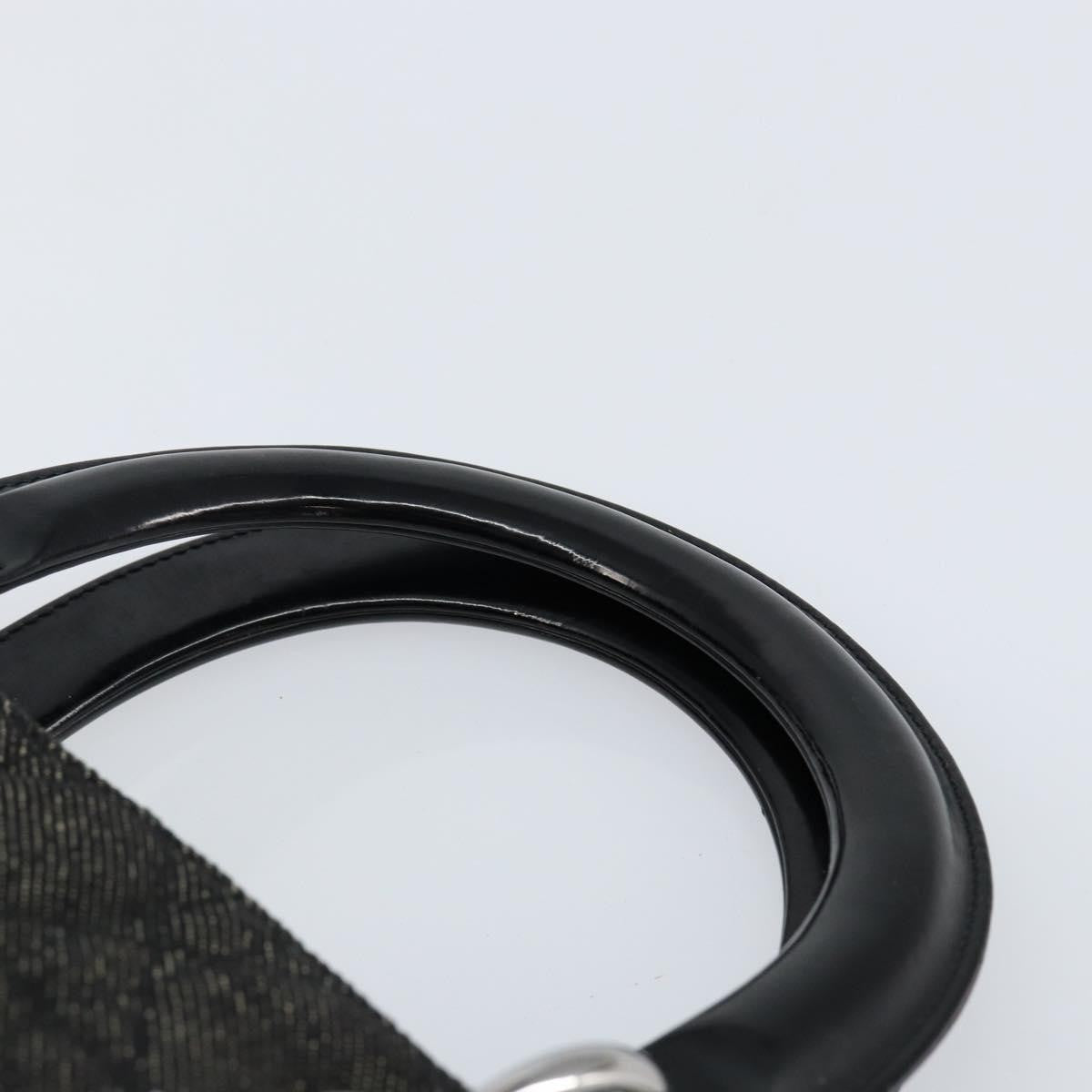 Christian Dior Vintage Lady Dior Bag Cannage Quilt Denim, BLACK, DENIM_JEANS, Handbag