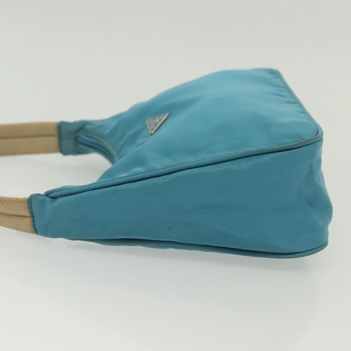 Prada Hobo Tessuto, BLUE, NYLON, Handbag