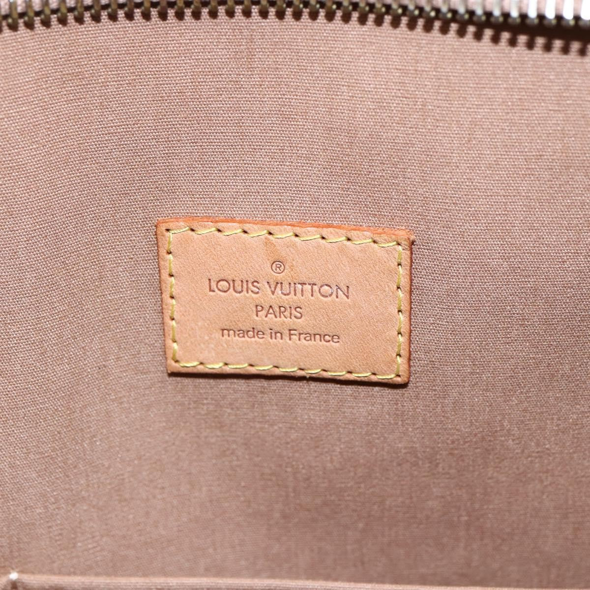 Louis Vuitton Brentwood Handbag Monogram Vernis, BROWN, PATENT_LEATHER, Handbag