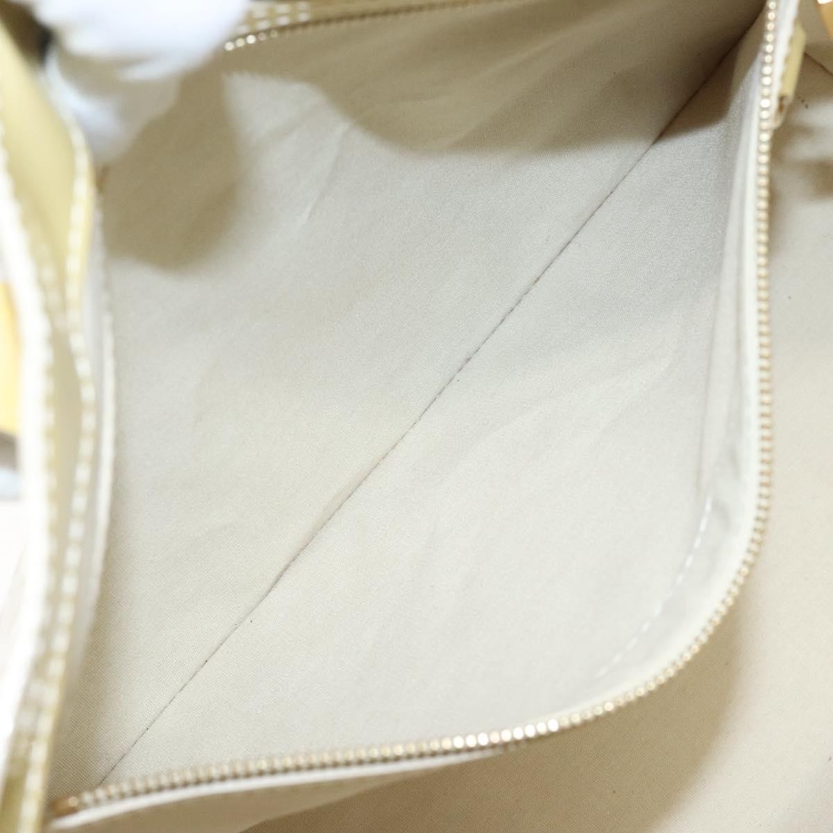 Louis Vuitton Wilshire Handbag Monogram Vernis, YELLOW, PATENT_LEATHER, Handbag