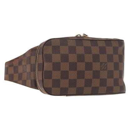 Louis Vuitton Geronimos Waist Bag Damier, BROWN, CANVAS, Shoulder bag