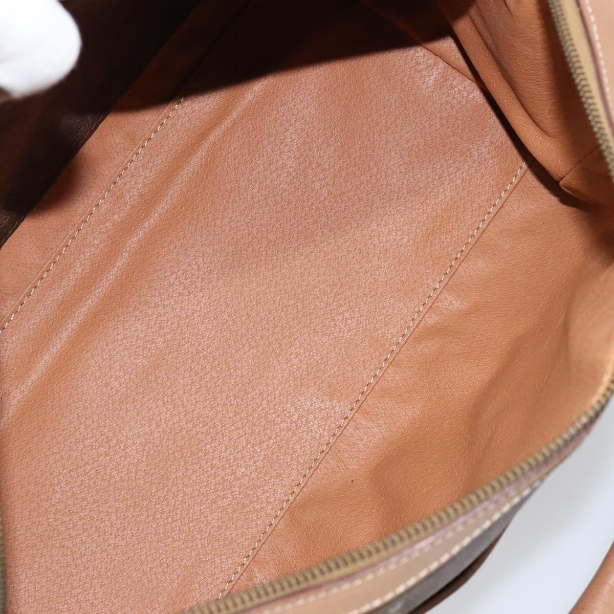 Celine Vintage Macadam Boston bag Canvas, BROWN, CANVAS, Travel bag