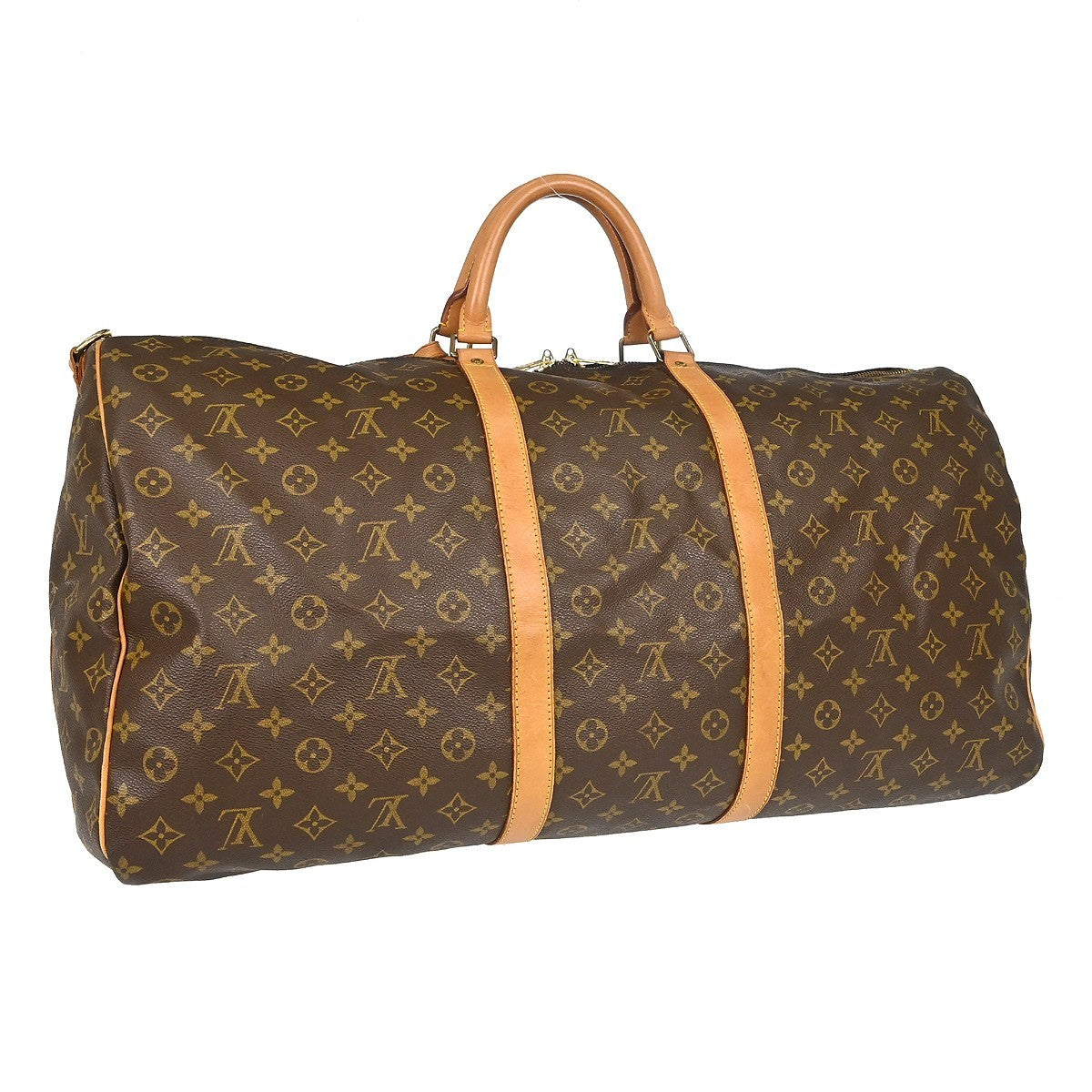 Louis Vuitton Keepall Bandouliere Bag Monogram Canvas, Brown, Canvas, Travel Bag