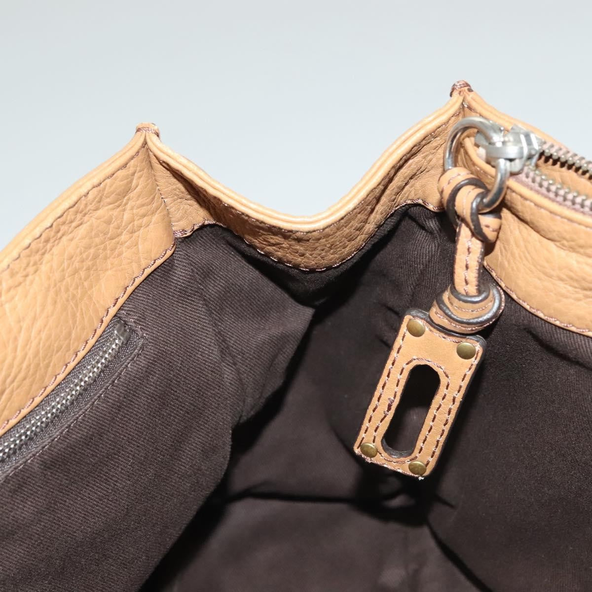 Chloe Paddington Lock Handbag Leather, BROWN, LEATHER, Handbag