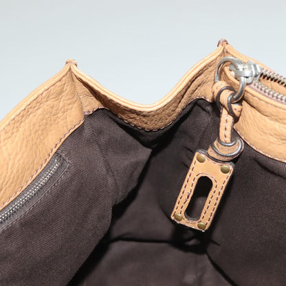 Chloe Paddington Lock Handbag Leather, BROWN, LEATHER, Handbag