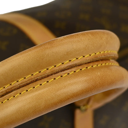 Louis Vuitton Keepall Bandouliere Bag Monogram Canvas, BROWN, CANVAS, Travel bag