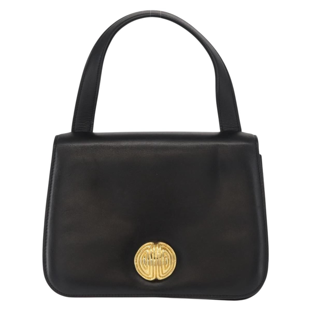 Givenchy Vintage Handbag Leather, BLACK, LEATHER, Handbag