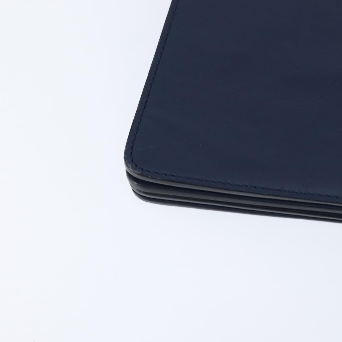 Chloe Faye Shoulder Bag Leather and Suede, NAVY, LEATHER, Shoulder bag