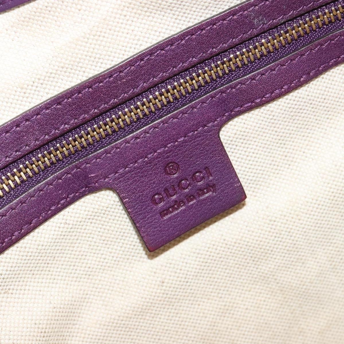 Gucci Jackie Original Shoulder Bag Leather, Purple, Leather, Handbag