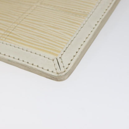 Louis Vuitton Delmonico Pochette Stretch Epi Leather, ECRU, LEATHER, Clutche & pouche