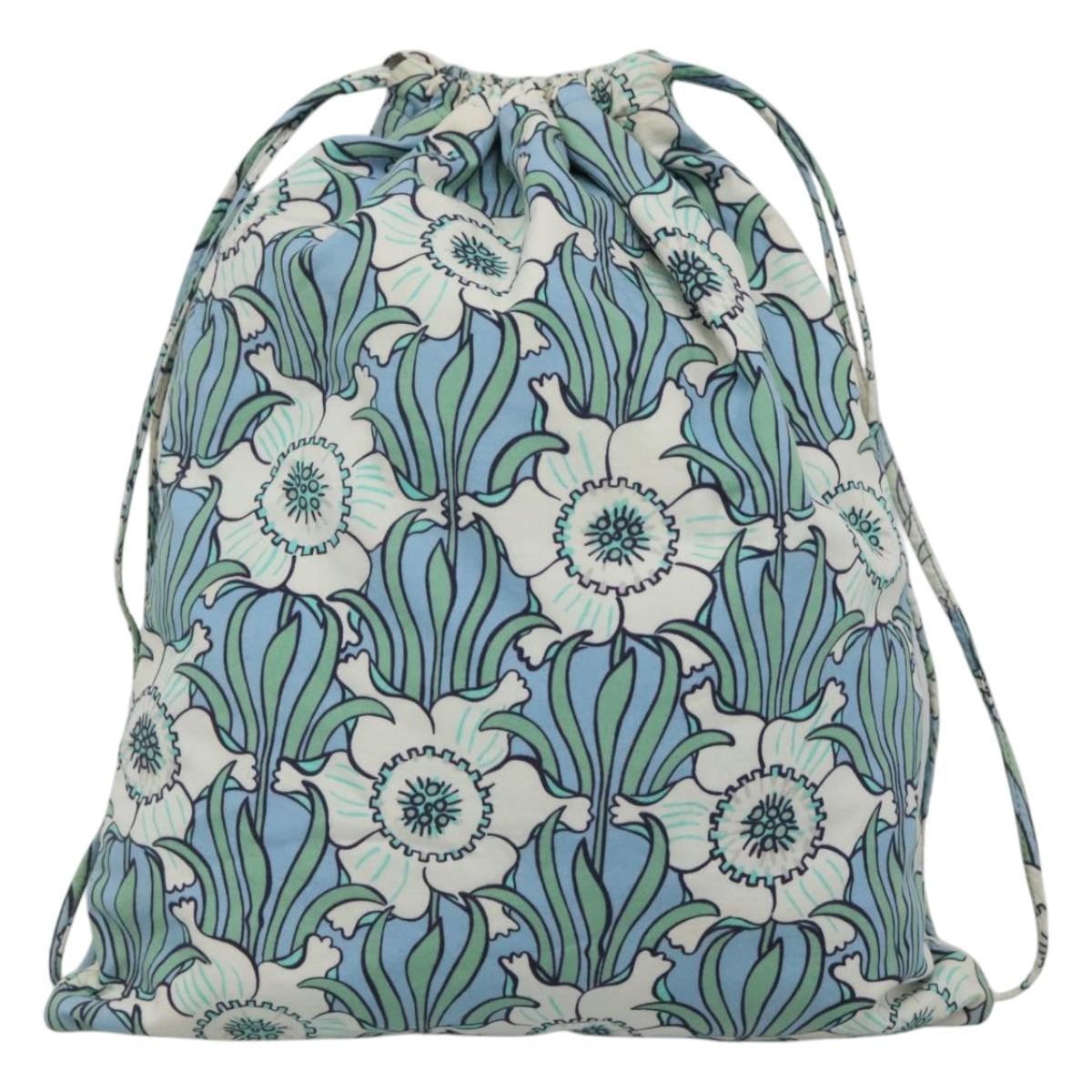 Prada Travel Pouch Tessuto, BLUE, COTTON, Clutche & pouche