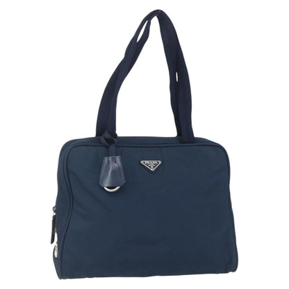 Prada Bowling Shoulder Bag Tessuto, NAVY, NYLON, Shoulder bag