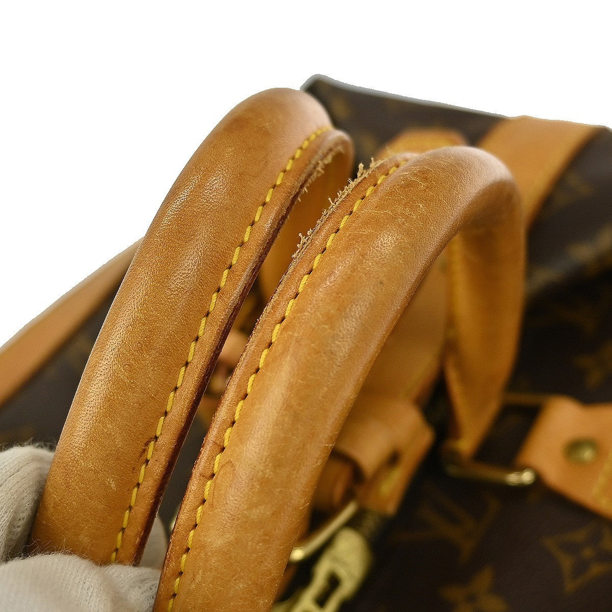 Louis Vuitton Cruiser Handbag Monogram Canvas, BROWN, CANVAS, Travel bag