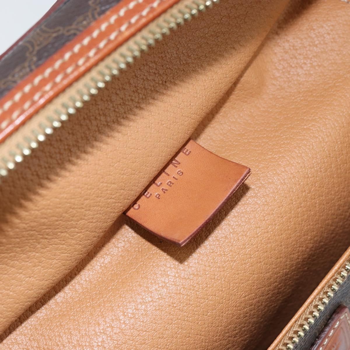 Celine Macadam Vanity Bag Canvas, BROWN, CANVAS, Handbag