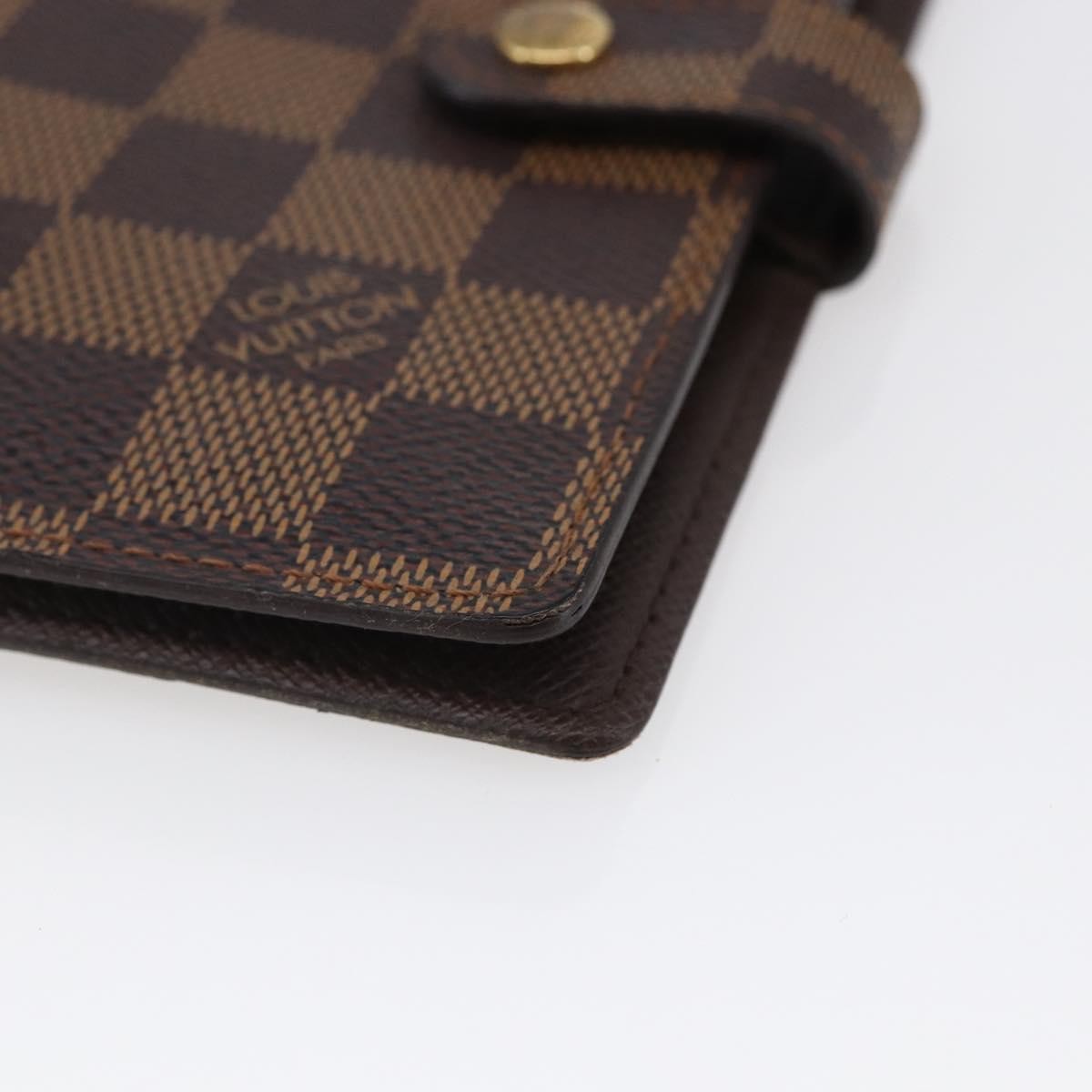 Louis Vuitton Agenda Cover Damier Azur, BROWN, CANVAS, Toiletry Case