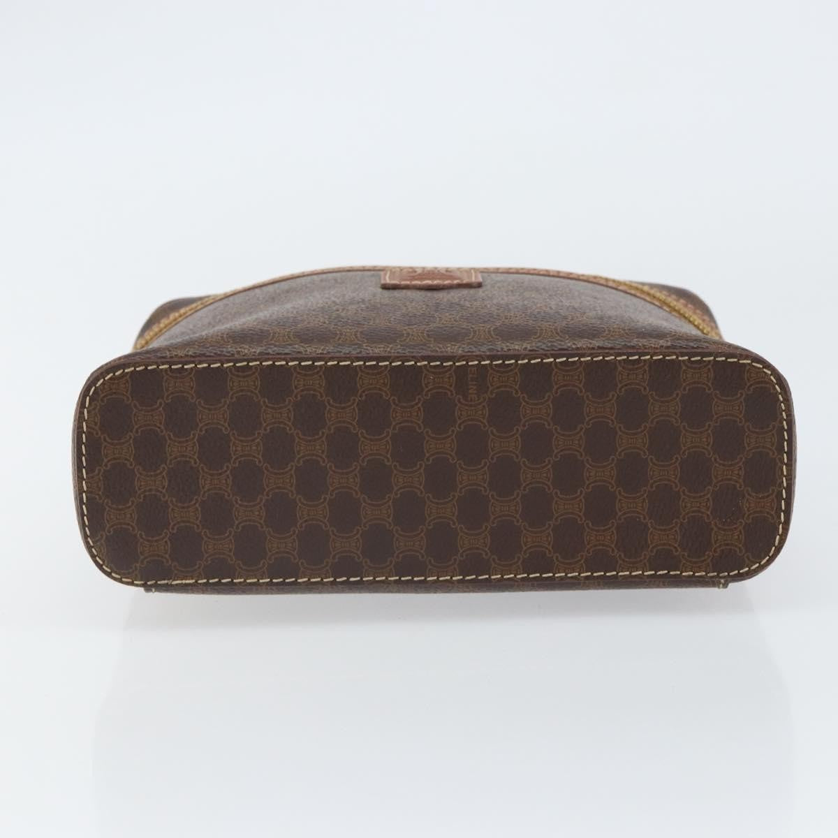 Celine Macadam Vanity Bag Canvas, BROWN, CANVAS, Clutche & pouche