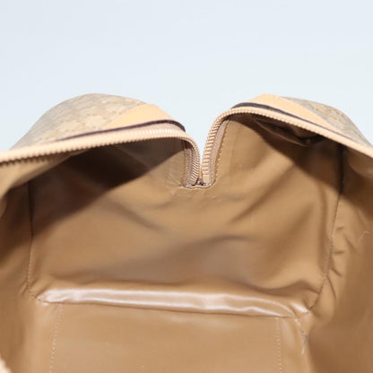 Celine Vintage Duffle Bag Macadam Coated Canvas, BROWN, CANVAS, Travel bag