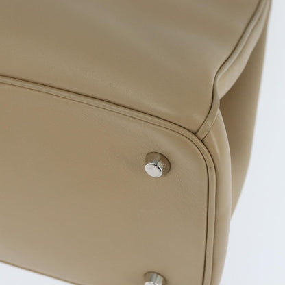 Christian Dior Diorissimo Tote Smooth Calfskin, BEIGE, LEATHER, Tote bag